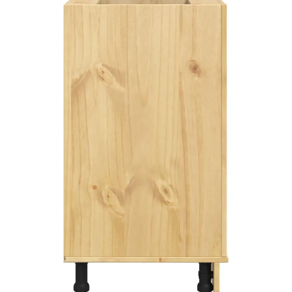 vidaXL Armarios Y Almacenamiento-Armario SKI Marrón Miel 40 x 46 x 81 cm Madera de pino macizo