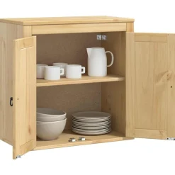vidaXL Armario SKI Marrón Miel 60 x 32 x 40 cm Madera de pino macizo Hot