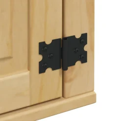 vidaXL Armario SKI Marrón Miel 60 x 32 x 40 cm Madera de pino macizo Hot