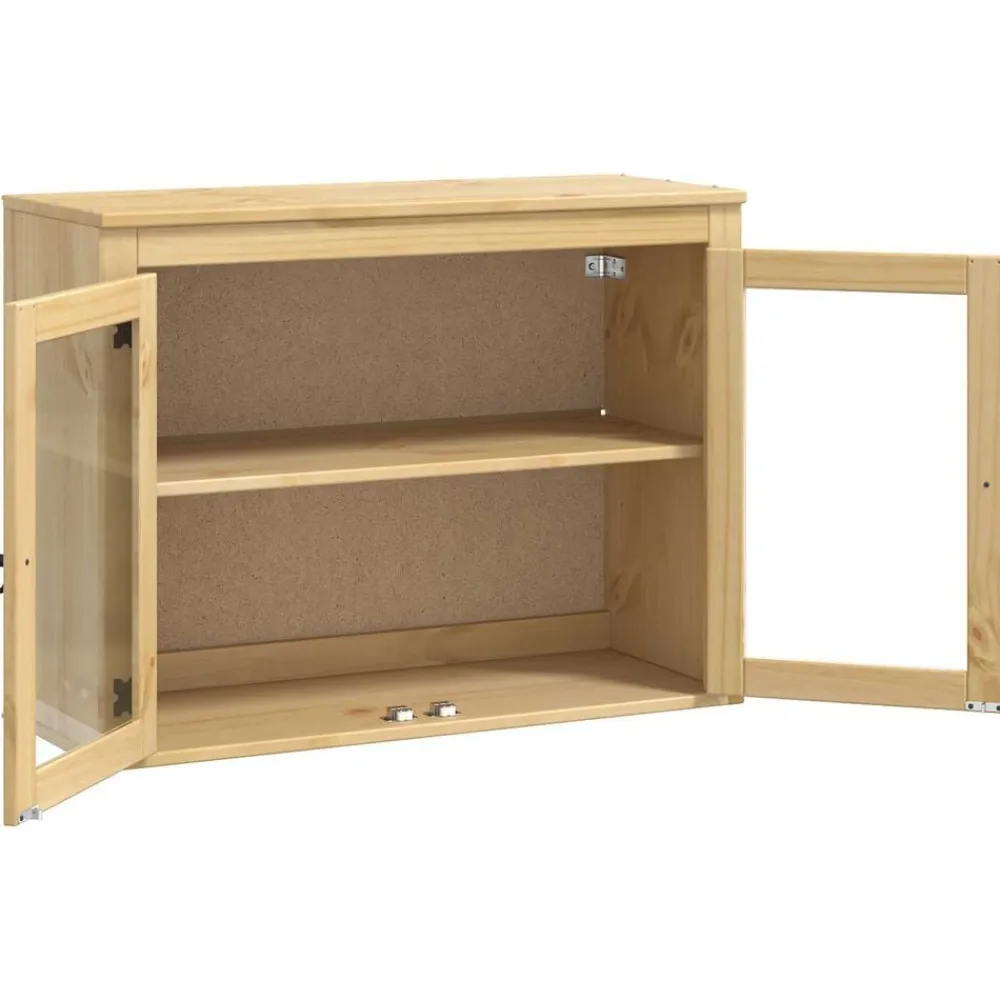 vidaXL Armarios Y Almacenamiento-Armario SKI Marrón Miel 60 x 32 x 40 cm Madera de pino macizo