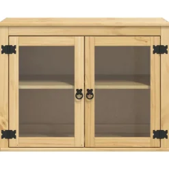 vidaXL Armarios Y Almacenamiento-Armario SKI Marrón Miel 60 x 32 x 40 cm Madera de pino macizo