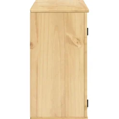vidaXL Armarios Y Almacenamiento-Armario SKI Marrón Miel 60 x 32 x 40 cm Madera de pino macizo