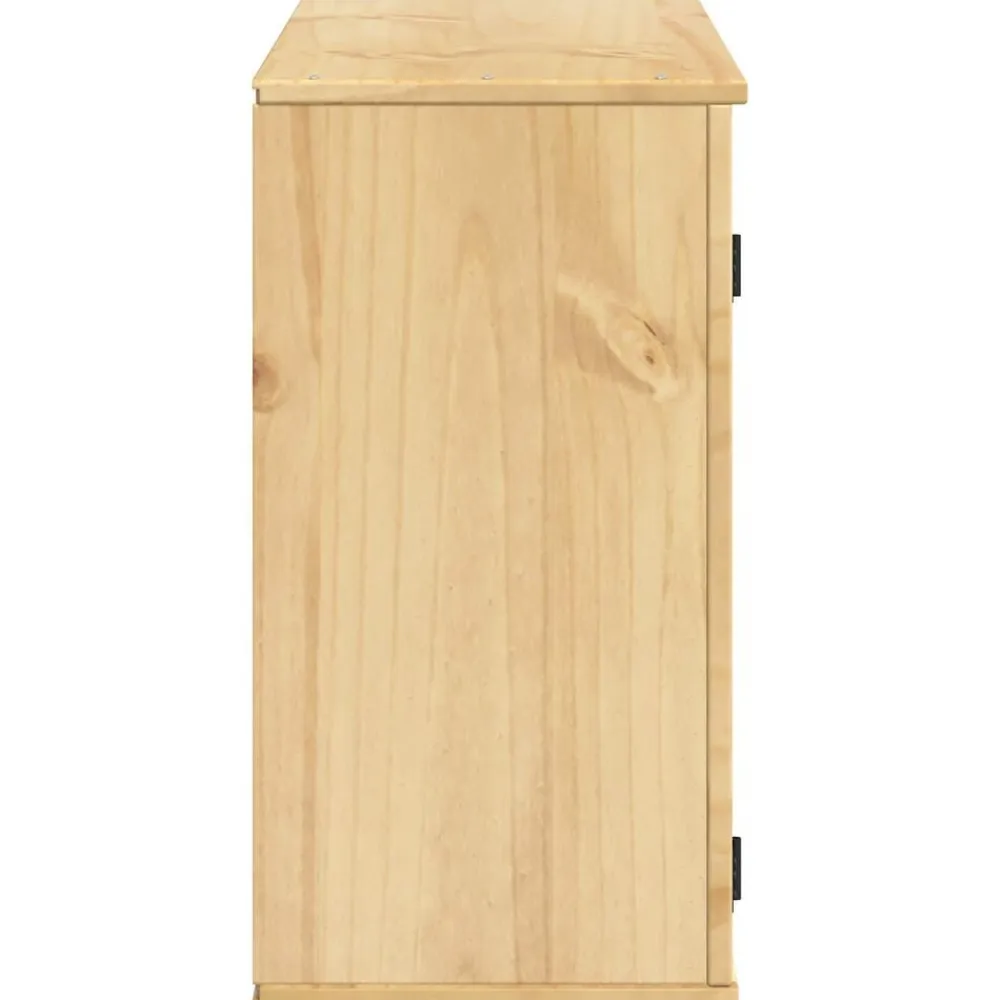 vidaXL Armarios Y Almacenamiento-Armario SKI Marrón Miel 60 x 32 x 40 cm Madera de pino macizo