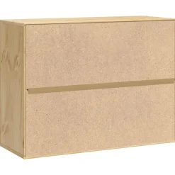 vidaXL Armarios Y Almacenamiento-Armario SKI Marrón Miel 60 x 32 x 40 cm Madera de pino macizo