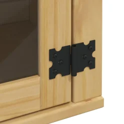 vidaXL Armarios Y Almacenamiento-Armario SKI Marrón Miel 60 x 32 x 40 cm Madera de pino macizo