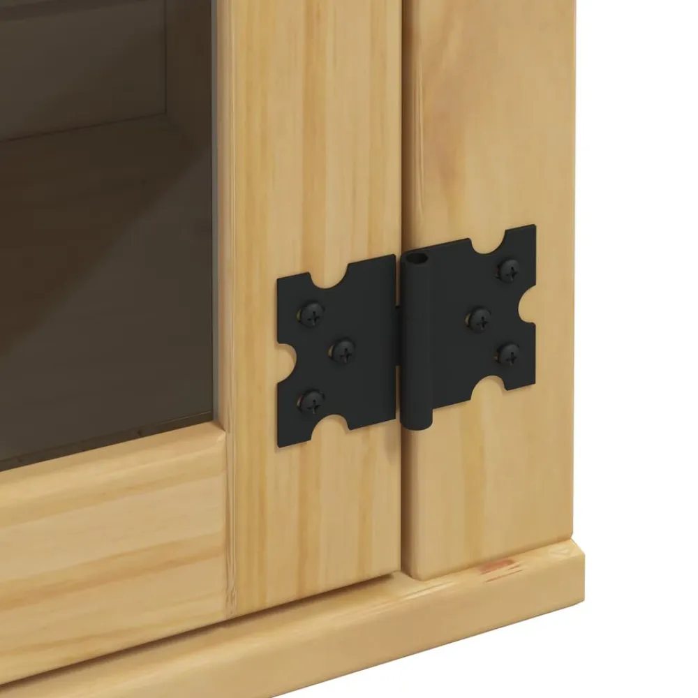 vidaXL Armarios Y Almacenamiento-Armario SKI Marrón Miel 60 x 32 x 40 cm Madera de pino macizo