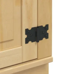 vidaXL Armarios Y Almacenamiento-Armario SKI Marrón Miel 80 x 46 x 81,5 cm Madera de pino macizo