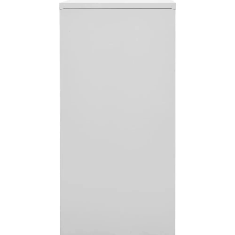 vidaXL Armario taquilla de acero 90x45x92,5 cm Gris claro y azul New