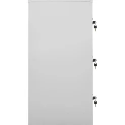 vidaXL Armarios Y Almacenamiento-Armario taquilla de acero 90x45x92,5 cm