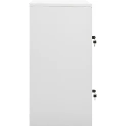 vidaXL Armarios Y Almacenamiento-Armario taquilla de acero 90x45x92,5 cm