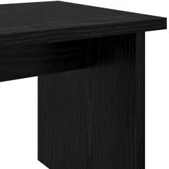 vidaXL Armario Zapatero 2 pcs Madera de ingeniería Roble negro Hot