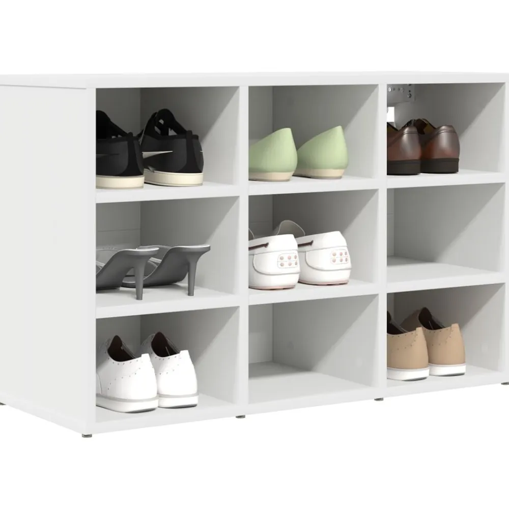 vidaXL Productos Del Hogar-Armario Zapatero 77,5 x 30 x 51 cm Madera de ingeniería