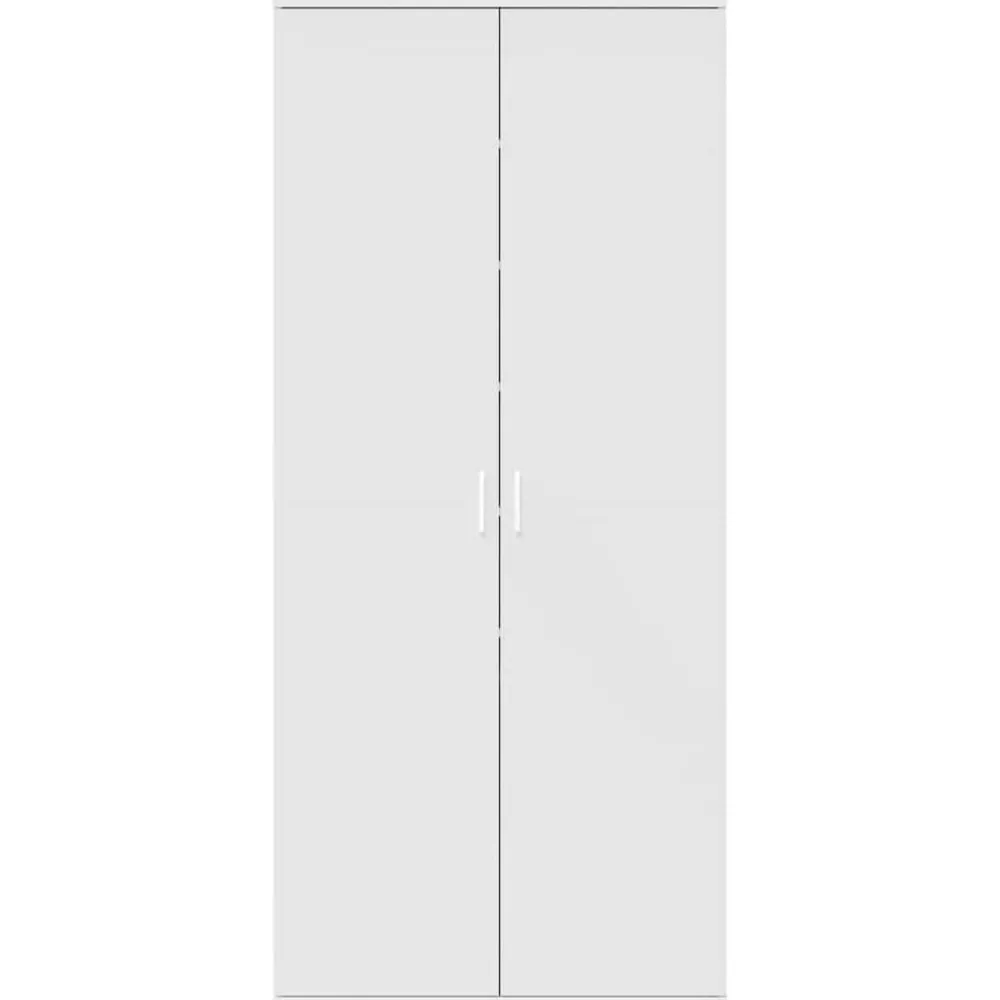 vidaXL Armario Zapatero 80 x 39 x 178 cm Madera de ingeniería White Sale