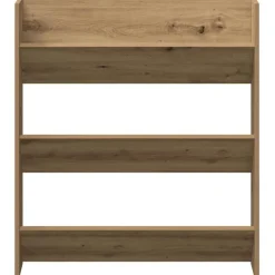 vidaXL Armario Zapatero 2 pcs Roble artesanal 85 x 18 x 90 cm Roble artisan Outlet