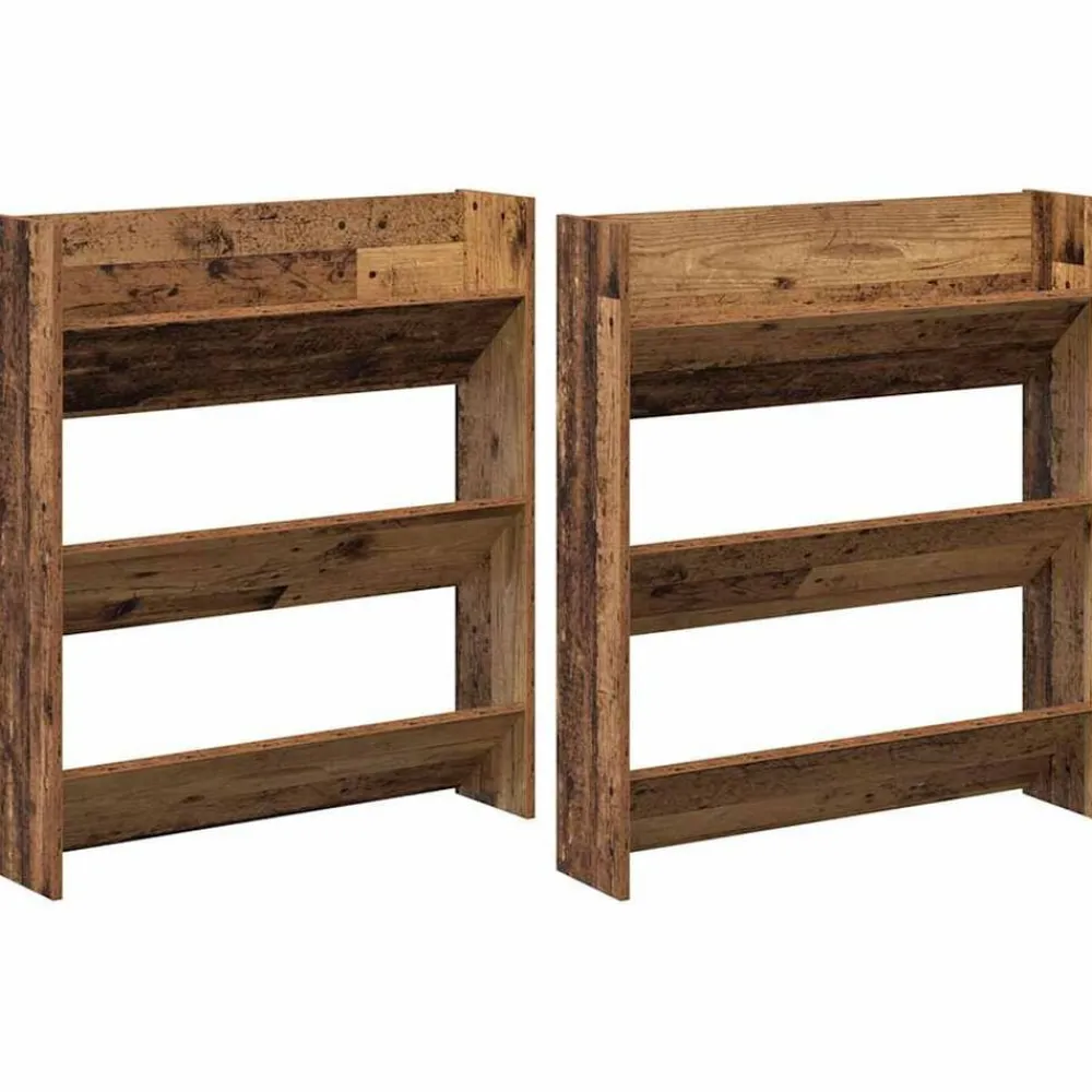 vidaXL Productos Del Hogar-Armario Zapatero 2 pcs 85 x 18 x 90 cm