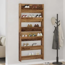vidaXL Productos Del Hogar-Armario Zapatero 2 pcs 85 x 18 x 90 cm
