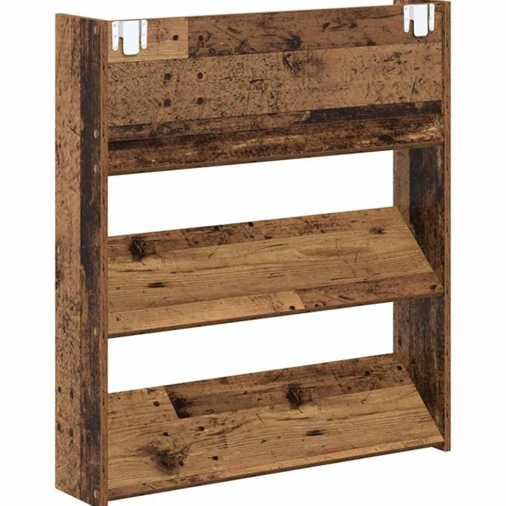 vidaXL Productos Del Hogar-Armario Zapatero 2 pcs 85 x 18 x 90 cm