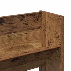 vidaXL Armario Zapatero 2 pcs 80 x 18 x 60 cm Madera envejecida