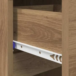 vidaXL Productos Del Hogar-Armario Zapatero con cajón Roble artesanal 100,5 x 28 x 100 cm