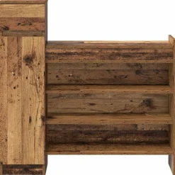 vidaXL Productos Del Hogar-Armario Zapatero con cajón Madera vieja 100,5 x 28 x 100 cm