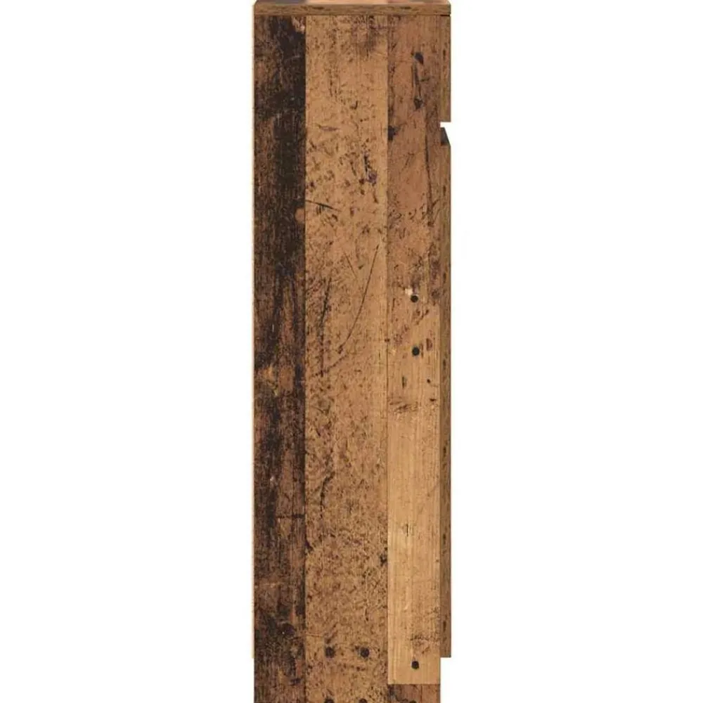 vidaXL Productos Del Hogar-Armario Zapatero con cajón Madera vieja 100,5 x 28 x 100 cm