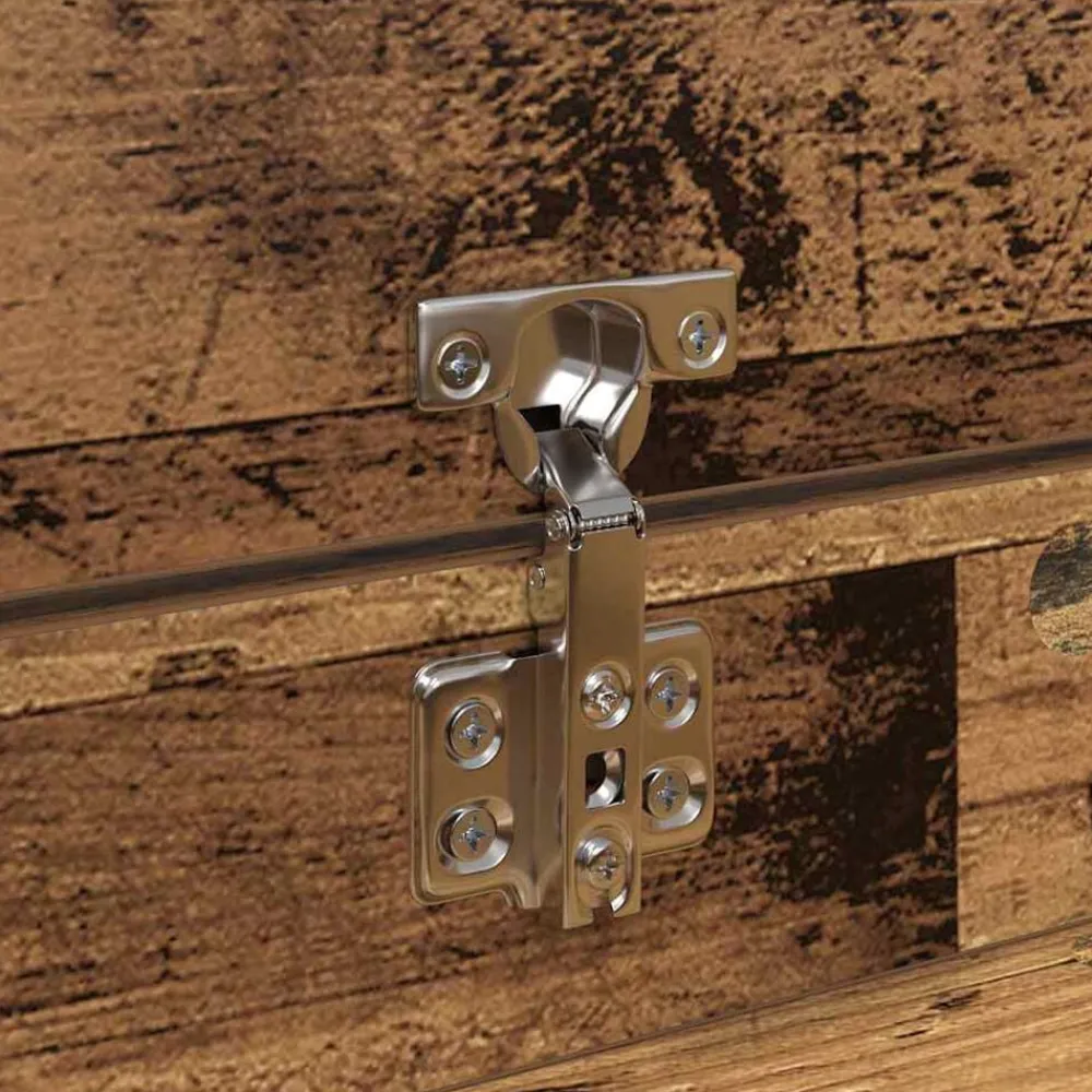 vidaXL Productos Del Hogar-Armario Zapatero con cajón Madera vieja 100,5 x 28 x 100 cm