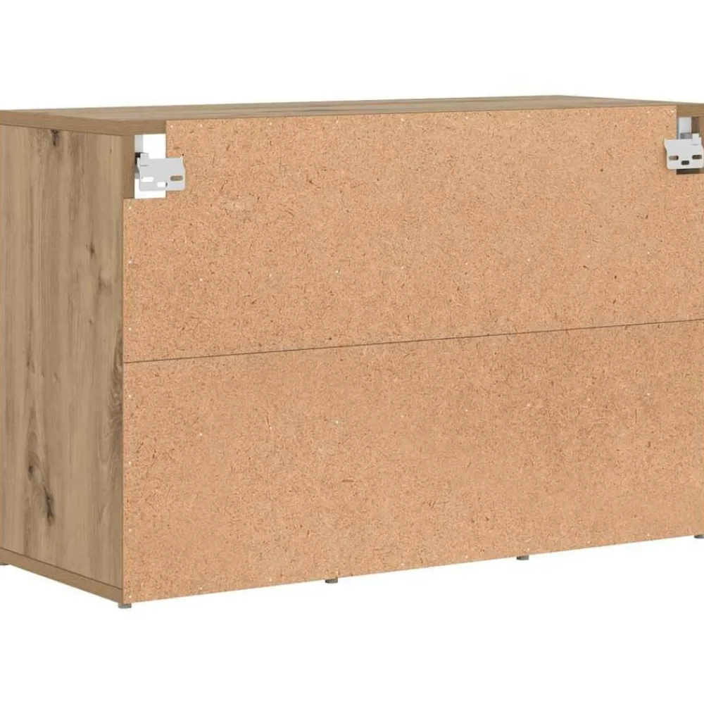 vidaXL Armario Zapatero con estante Roble artesanal 77,5 x 30 x 51 cm Roble artisan Hot