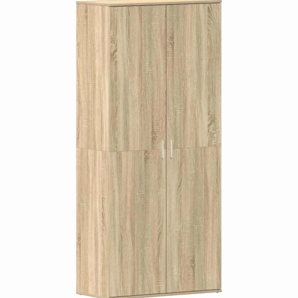 vidaXL Armario Zapatero con estante 80 x 39 x 178 cm Roble Sonoma Clearance