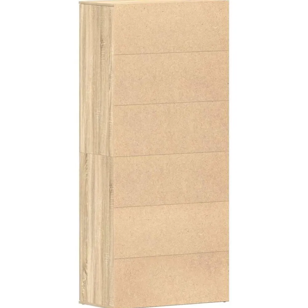 vidaXL Armario Zapatero con estante 80 x 39 x 178 cm Roble Sonoma Clearance