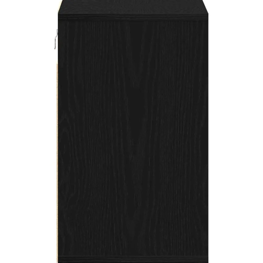 vidaXL Armario Zapatero con estante 52 x 30 x 50,5 cm Roble negro Online