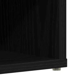 vidaXL Armario Zapatero con estante 52 x 30 x 50,5 cm Roble negro Online