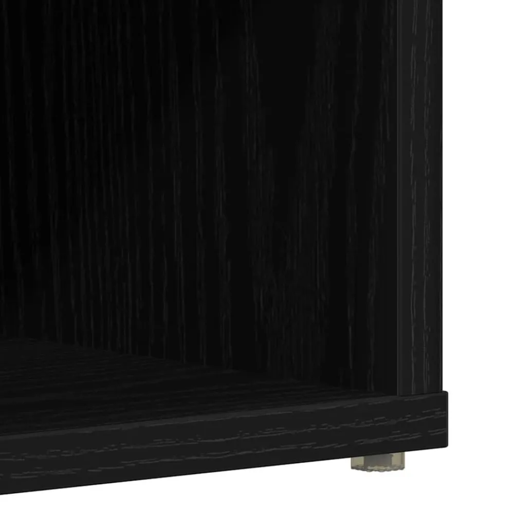 vidaXL Armario Zapatero con estante 52 x 30 x 50,5 cm Roble negro Online