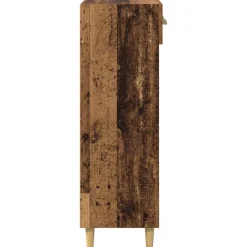 vidaXL Productos Del Hogar-Armario Zapatero con cajón Liso Madera vieja 60 x 35 x 105 cm