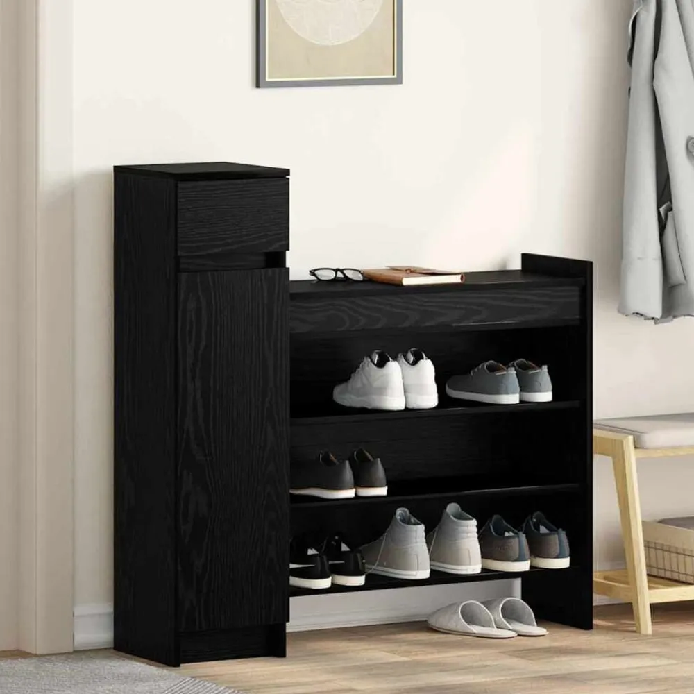 vidaXL Productos Del Hogar-Armario Zapatero con cajón 100,5 x 28 x 100 cm