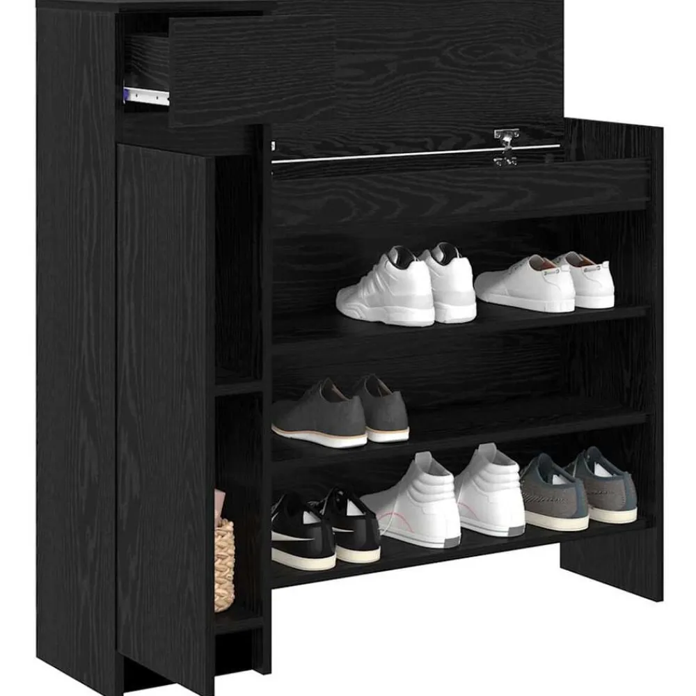 vidaXL Productos Del Hogar-Armario Zapatero con cajón 100,5 x 28 x 100 cm