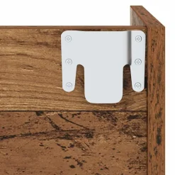 vidaXL Productos Del Hogar-Armario Zapatero con estante Madera vieja 60 x 18 x 60 cm