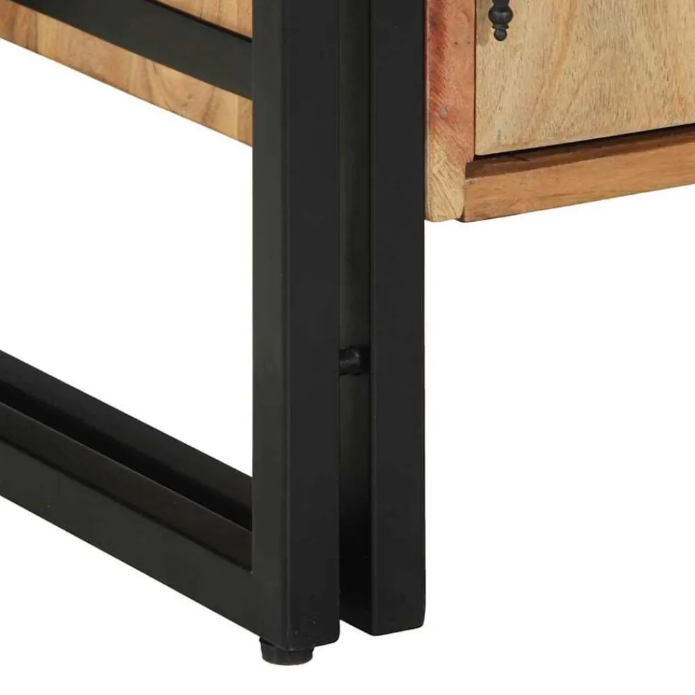 vidaXL Armario Zapatero Marrón 56 x 35 x 70 cm Madera maciza de Acacia Discount