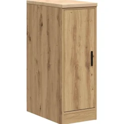 vidaXL Almacenamiento Industrial-Armarios 2 uds para garaje madera ingeniería artesanal roble