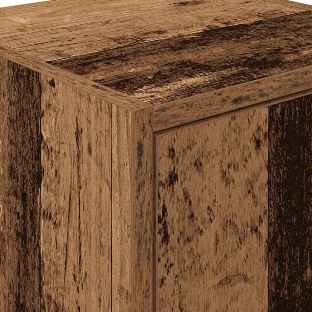 vidaXL Armarios 2 uds para garaje madera ingeniería antigua madera Madera antigua Outlet