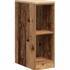 vidaXL Armarios 2 uds para garaje madera ingeniería antigua madera Madera antigua Outlet