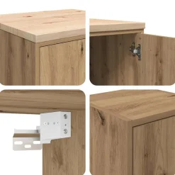 vidaXL Armarios 6 uds para garaje madera ingeniería artesanal roble artisian oak Sale