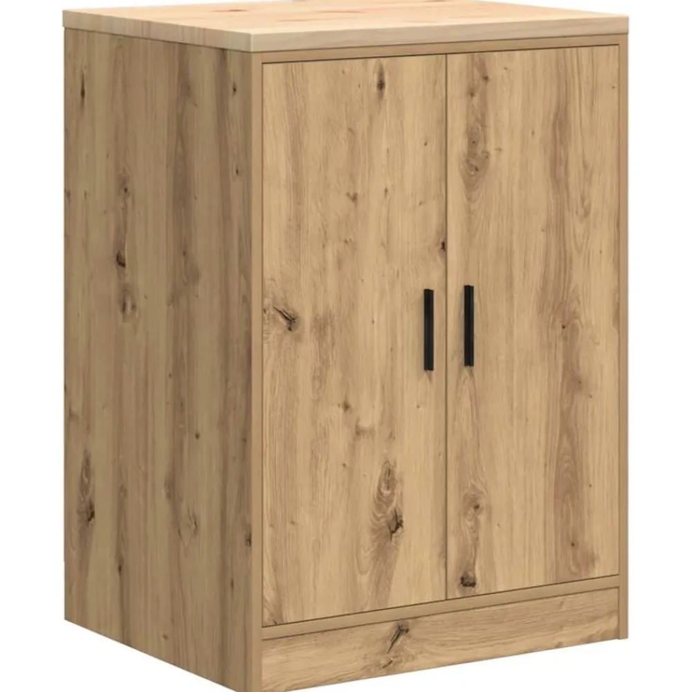 vidaXL Armarios 6 uds para garaje madera ingeniería artesanal roble artisian oak Sale