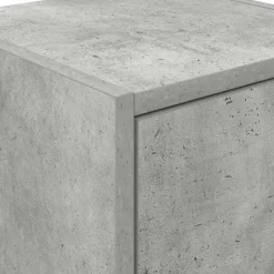 vidaXL Armarios 2 uds para garaje madera de ingeniería ris hormigón Gris hormigón Clearance