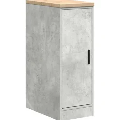 vidaXL Armarios 2 uds para garaje madera de ingeniería ris hormigón Gris hormigón Hot