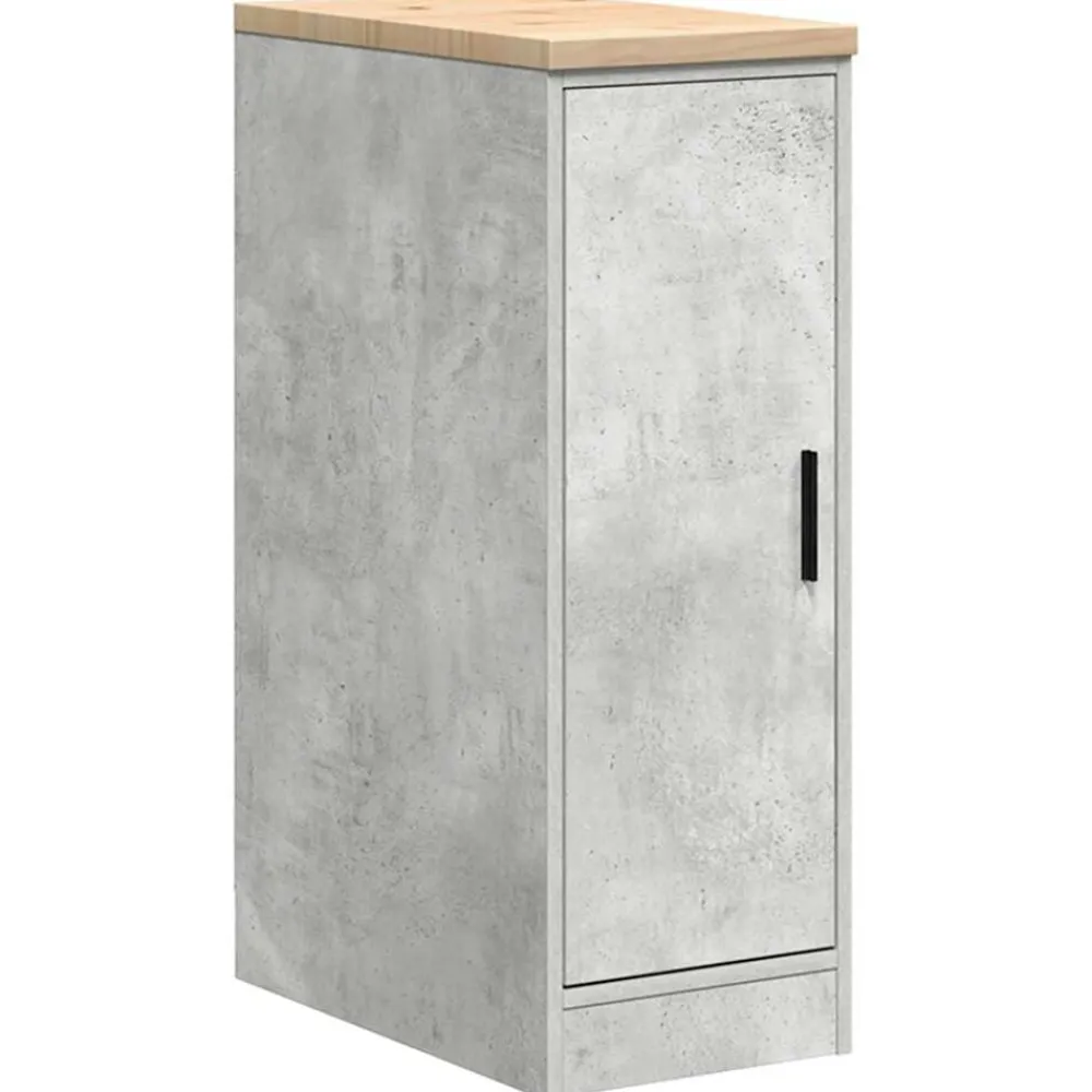 vidaXL Armarios 2 uds para garaje madera de ingeniería ris hormigón Gris hormigón Hot