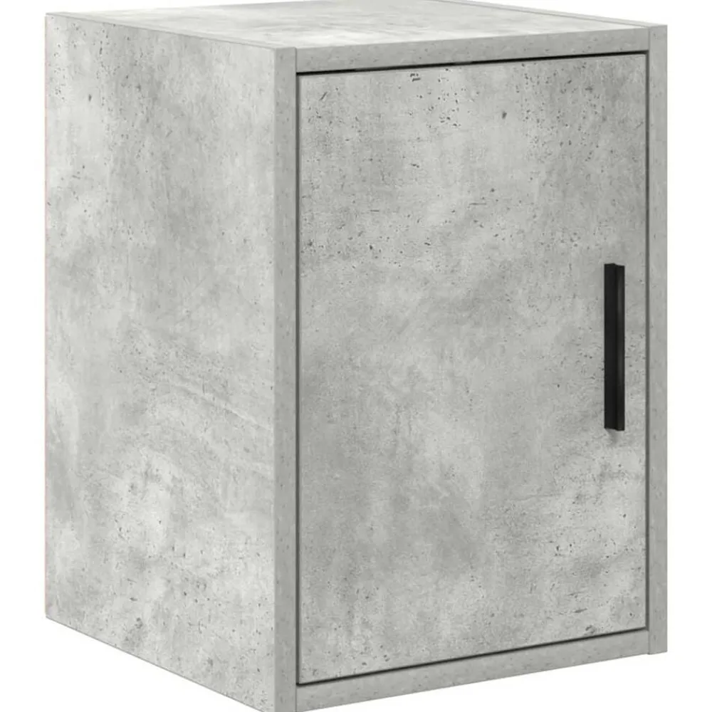 vidaXL Armarios 2 uds para garaje madera de ingeniería ris hormigón Gris hormigón Hot
