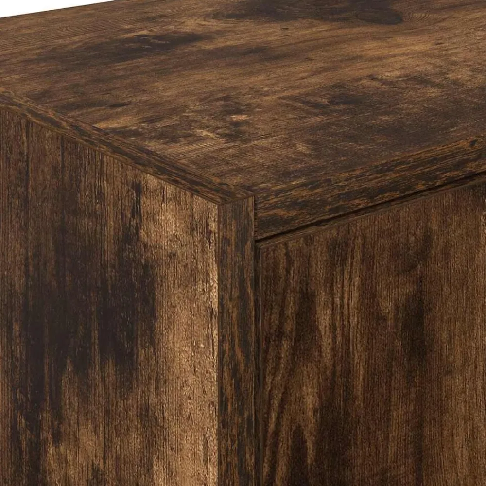 vidaXL Almacenamiento Industrial-Armarios 2 uds para garaje madera ingeniería
