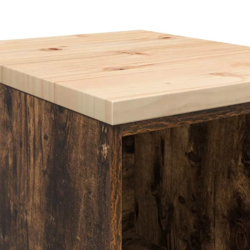 vidaXL Almacenamiento Industrial-Armarios 2 uds para garaje madera ingeniería