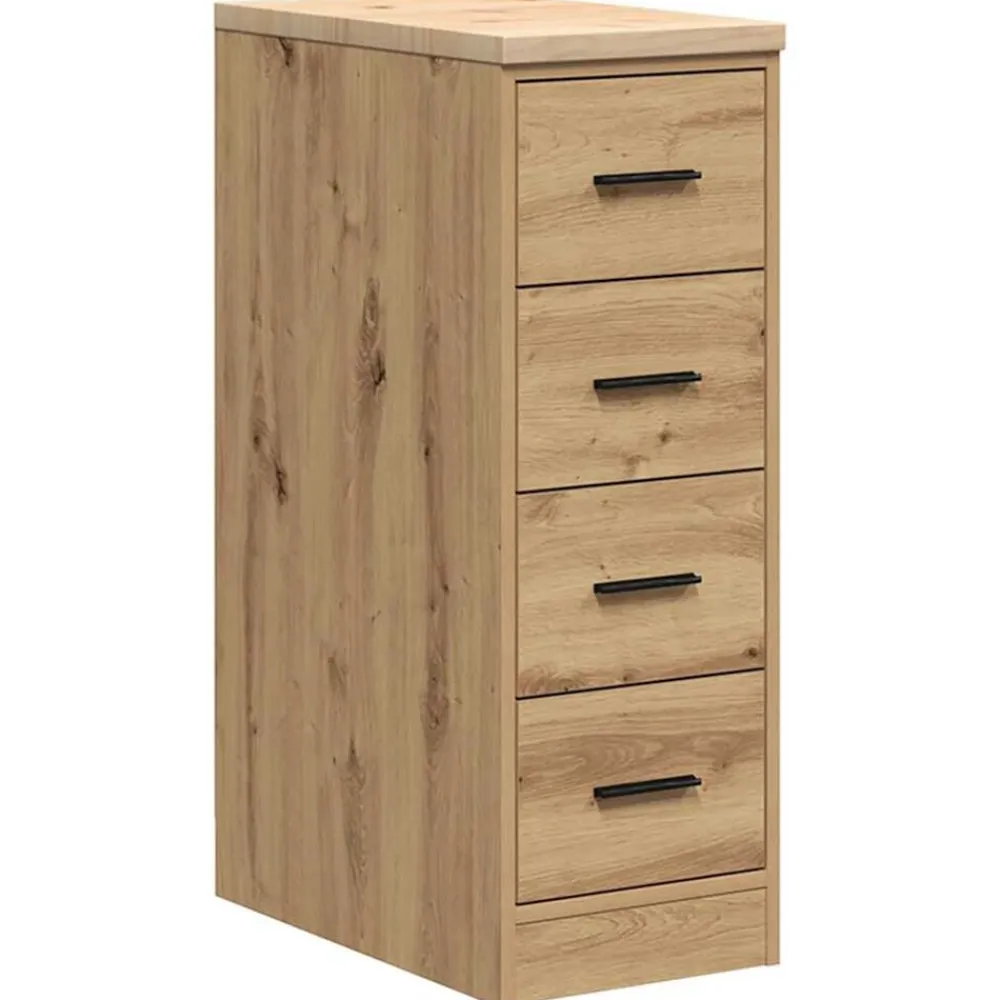 vidaXL Almacenamiento Industrial-Armarios 2 uds para garaje madera ingeniería artesanal roble
