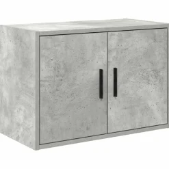 vidaXL Armarios 6 uds para garaje madera de ingeniería ris hormigón Gris hormig&oacute;n Clearance